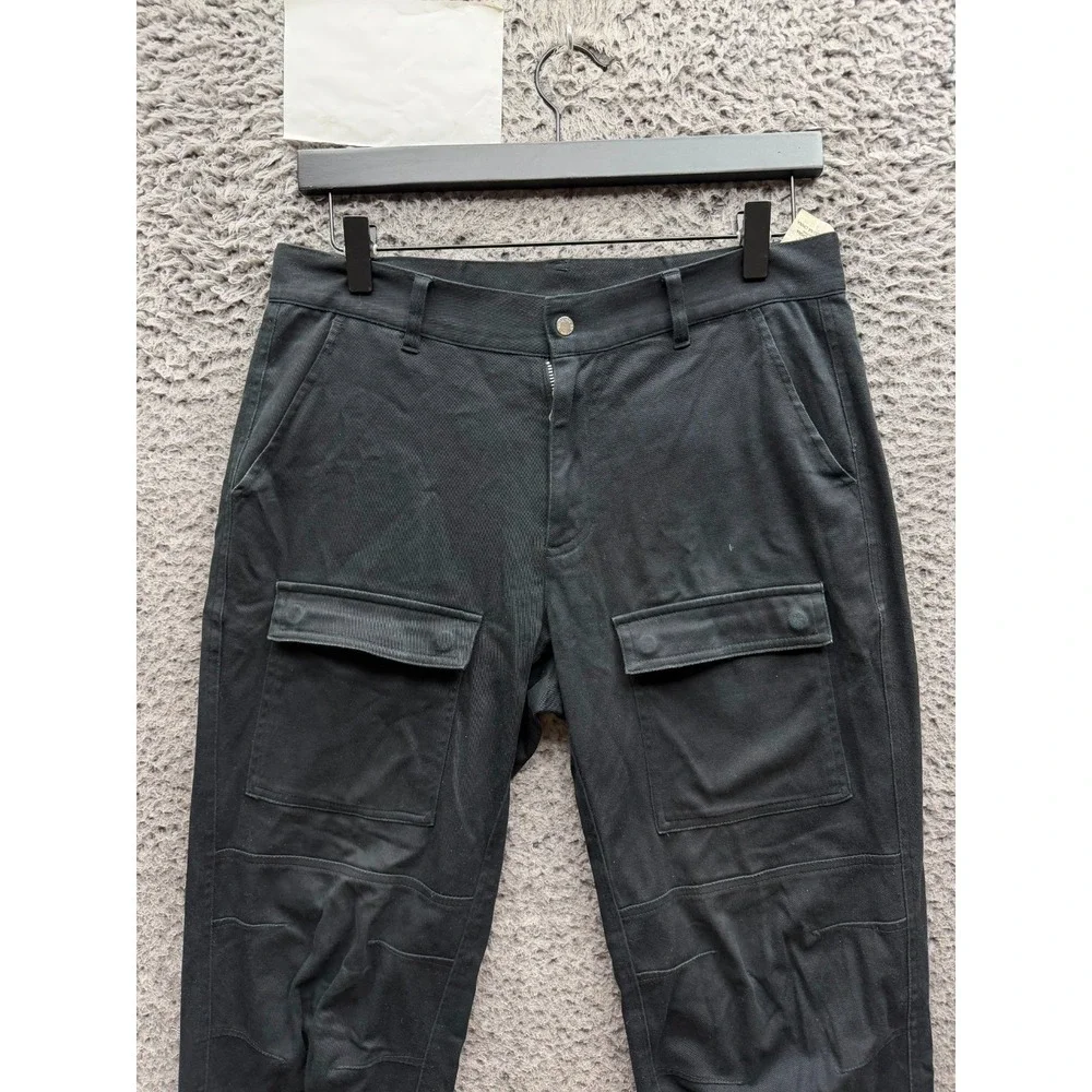Puma x Maison Kitsune Paris Straight Leg Cargo Pants Black Mens Size XS